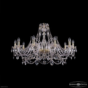 Большая хрустальная люстра Bohemia IVELE Crystal 1411/10/360 G