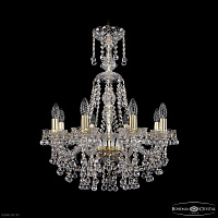 Хрустальная подвесная люстра Bohemia IVELE Crystal 1409/8/195/XL-68 G