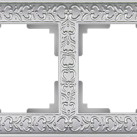 Рамка на 2 поста (жемчужный) Werkel WL07-Frame-02
