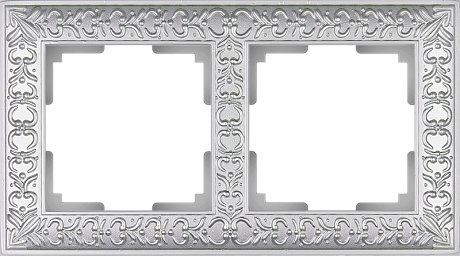 Рамка на 2 поста (жемчужный) Werkel WL07-Frame-02