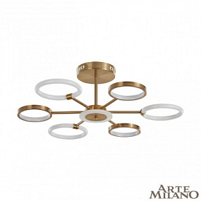 Потолочная светодиодная люстра Arte Milano 277240/6 GD