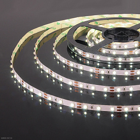 Лента светодиодная Elektrostandard 60Led 4,8W IP20 холодный белый (2835 12V 60Led 4,8W IP20)