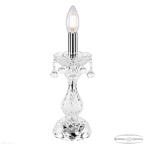 Хрустальная настольная лампа Bohemia IVELE Crystal 108L/1-27 Ni