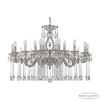 Подвесная хрустальная люстра Bohemia Ivele Crystal Verona 72405/24/365 A NW FD2M