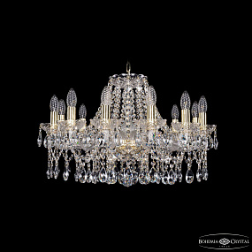 Хрустальная подвесная люстра Bohemia IVELE Crystal 1413/12/220/G