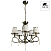 Люстра подвесная Arte Lamp LOGICO A1035LM-5AB
