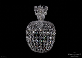 Хрустальный подвесной светильник Bohemia IVELE Crystal 7710/25/Ni