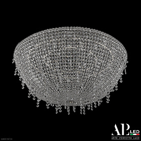 Хрустальная потолочная светодиодная люстра APL LED Rimini S501.0.70.B.3000