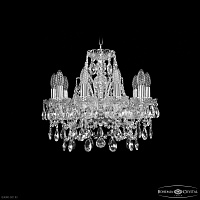 Хрустальная подвесная люстра Bohemia IVELE Crystal 1411/10/141 Ni