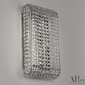 Бра хрустальное светодиодное APL LED Rimini S500.B2.20-35.A.4000