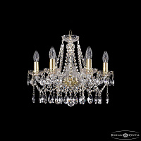 Хрустальная подвесная люстра Bohemia IVELE Crystal 1413/6/165/G