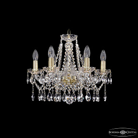 Хрустальная подвесная люстра Bohemia IVELE Crystal 1413/6/165/G