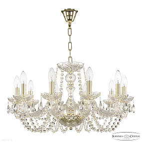 Хрустальная подвесная люстра Bohemia IVELE Crystal 119/10/240 G