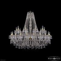 Большая хрустальная люстра Bohemia IVELE Crystal 1403/20+10/400 G
