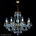 Люстра подвесная ARTGLASS DEMETER VIII. BRASS ANTIQUE CE