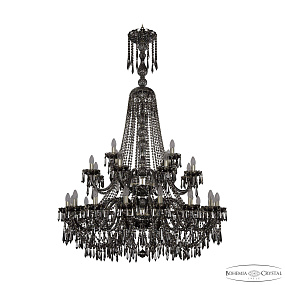Большая хрустальная люстра Bohemia IVELE Crystal 1403/16+8+4/400/XL-160/2d G M781