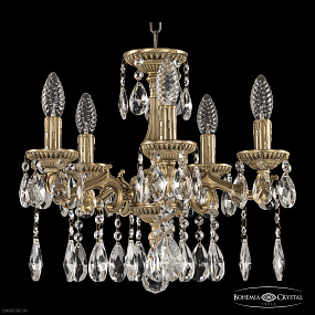 Подвесная хрустальная люстра Bohemia Ivele Crystal 75102/5/125 A FP