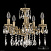 Подвесная хрустальная люстра Bohemia Ivele Crystal 75102/5/125 A FP