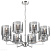 Люстра подвесная Freya Karen FR5096PL-08CH