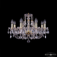 Хрустальная подвесная люстра Bohemia IVELE Crystal 1406/8/195/G