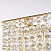 Хрустальная светодиодная настольная лампа APL LED Rimini S500.L4.15-38.B.3000.Gold