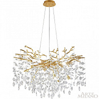 Подвесная хрустальная люстра Arte Milano 230901/D760/10/B Gd