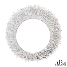 Хрустальная потолочная светодиодная люстра APL LED Rimini S510.0.100.B.4000 Dim
