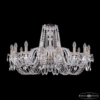 Хрустальная подвесная люстра Bohemia IVELE Crystal 1402/16/360/Pa