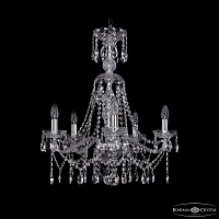 Хрустальная подвесная люстра Bohemia IVELE Crystal 1413/5/200/XL-66 Ni