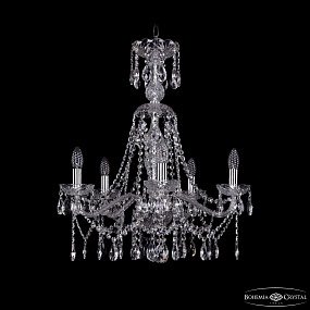 Хрустальная подвесная люстра Bohemia IVELE Crystal 1413/5/200/XL-66 Ni