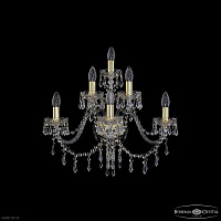 Бра с хрусталем Bohemia IVELE Crystal 1403B/3+2+1/240 G