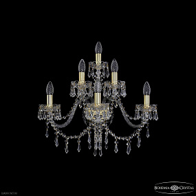Бра с хрусталем Bohemia IVELE Crystal 1403B/3+2+1/240 G