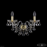 Бра с хрусталем Bohemia IVELE Crystal 1409B/2/195/XL G