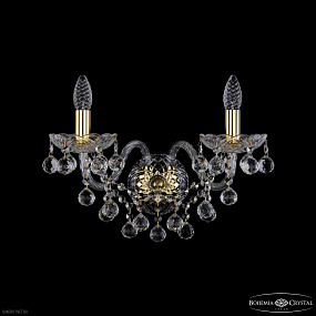 Бра с хрусталем Bohemia IVELE Crystal 1409B/2/195/XL G