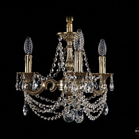 Литая подвесная люстра с хрусталем Bohemia IVELE Crystal 1707/3/125/C/GB