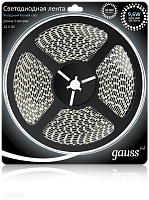 Светодиодная лента GAUSS 9.6 Вт/м 3528 SMD 6500K