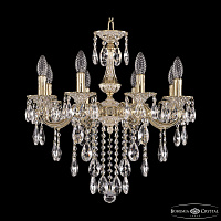 Подвесная хрустальная люстра Bohemia Ivele Crystal Verona 72101/8/175 B GW