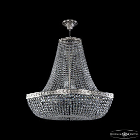 Хрустальная подвесная люстра Bohemia IVELE Crystal 19113/H2/80IV Ni