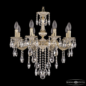 Подвесная хрустальная люстра Bohemia Ivele Crystal Verona 72101/8/175 B GW