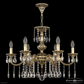 Хрустальная подвесная люстра Bohemia IVELE Crystal AL78101/6/210 A AGB