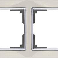 Рамка на 4 поста (слоновая кость) Werkel WL03-Frame-04-ivory