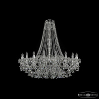 Большая хрустальная люстра Bohemia IVELE Crystal 1409/20/400/h-113 Ni