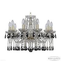 Хрустальная подвесная люстра Bohemia IVELE Crystal 1413/10/200 Ni K781