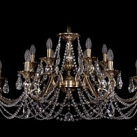 Литая подвесная люстра с хрусталем Bohemia IVELE Crystal 1703/12/360/C/FP
