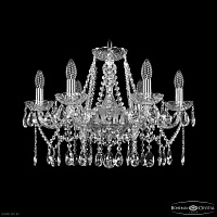 Хрустальная подвесная люстра Bohemia IVELE Crystal 1413/6/200 Ni