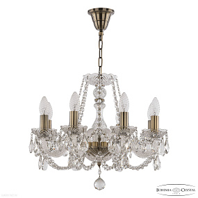 Хрустальная подвесная люстра Bohemia IVELE Crystal 101/8/165 Pa