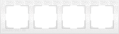 Рамка на 4 поста (белый) Werkel WL05-Frame-04-white