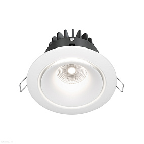 Встраиваемый светодиодный светильник Maytoni Yin DL031-L12W4K-D-W