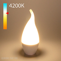 Светодиодная лампа Свеча на ветру СDW LED D 8W 4200K E14 Elektrostandard BLE1432