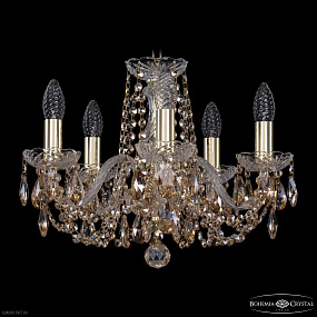 Хрустальная подвесная люстра Bohemia IVELE Crystal 1402/5/141 G R721